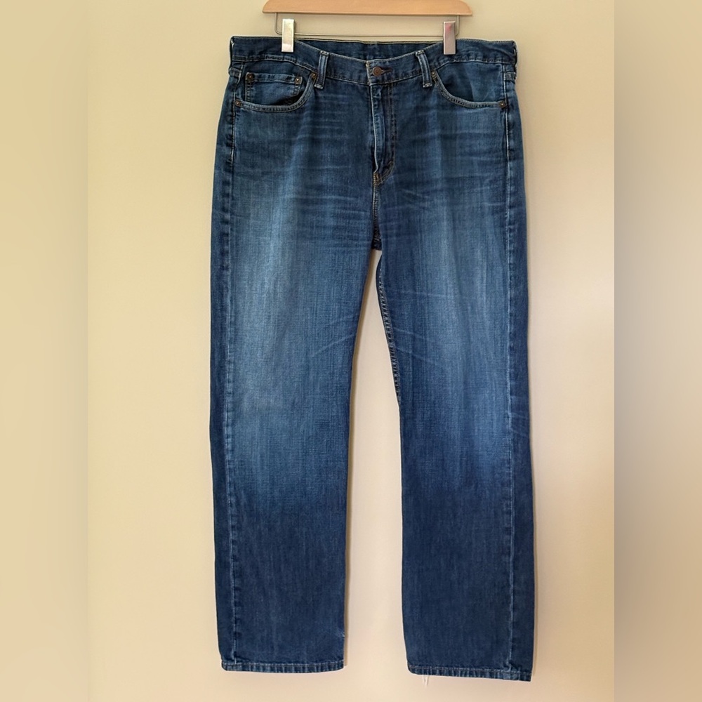 Levi's Blue Straight-Leg Jeans Classic Denim: 514 Red tag